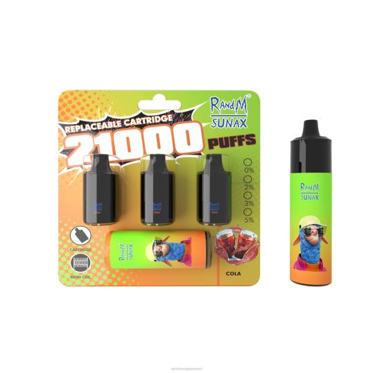 RandM Vape Flavors - RandM Sunax 21000 ilmavirran säätökotelo vaihdettava vape laite 1kpl 020X2269 vaaleanpunainen limonadi