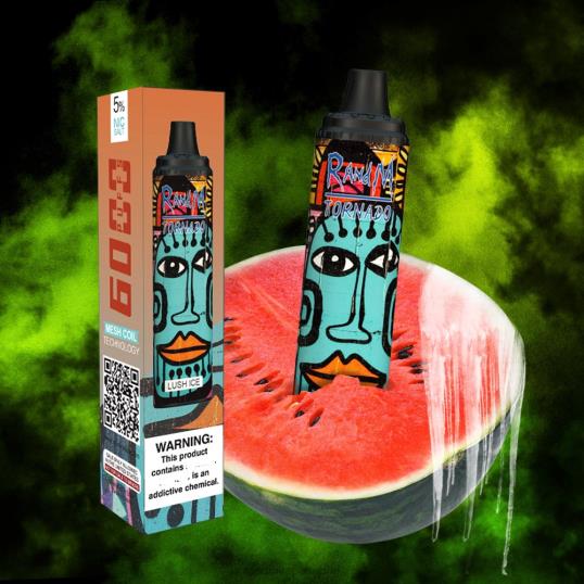 RandM Online Shop - RandM Tornado 6000 ilmavirran säätö vape pod laite 1kpl 020X2288 banaani maitoa