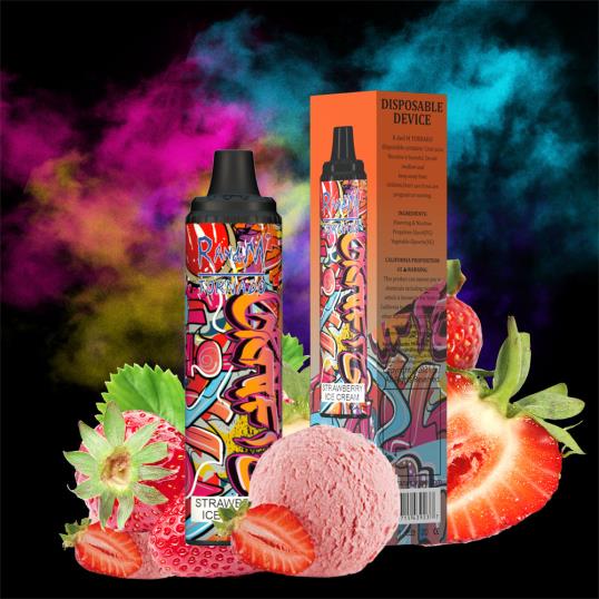 RandM Vape Flavors - RandM Tornado 6000 ilmavirran säätö vape pod laite 1kpl 020X2287 appelsiinilimonaadi