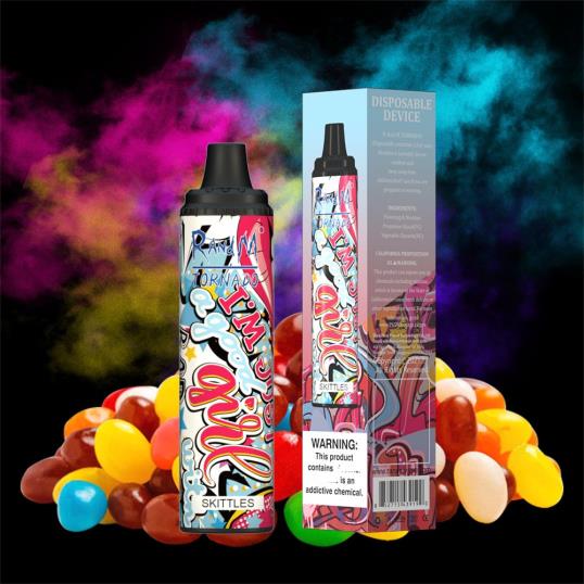 RandM Vape Flavors - RandM Tornado 6000 ilmavirran säätö vape pod laite 1kpl 020X2287 appelsiinilimonaadi