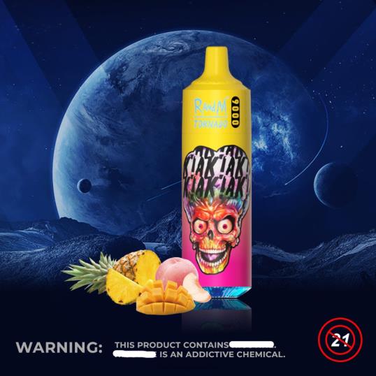 RandM Maut - RandM Tornado 9000 vape pod laite 1kpl versio 1 020X2133 persikkainen mango-ananas