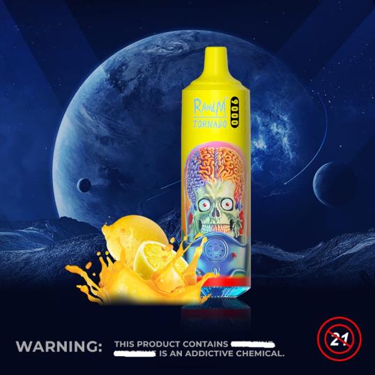 RandM Vape Flavors - RandM Tornado 9000 vape pod laite 1kpl versio 2 020X2152 Sitruuna lime