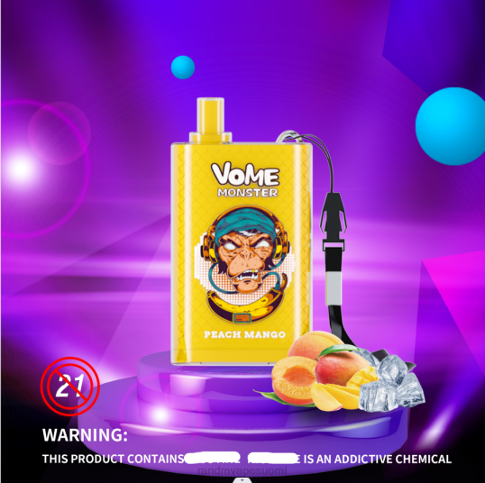 RandM Vape Flavors - RandM Vome Monster 10000 ilmavirran säätö vape pod laite 1kpl 020X2278 sekoitettuja marjoja