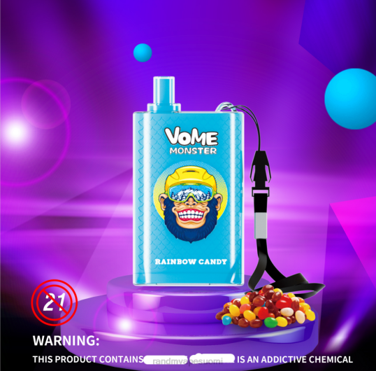 RandM Vape Flavors - RandM Vome Monster 10000 ilmavirran säätö vape pod laite 1kpl 020X2278 sekoitettuja marjoja