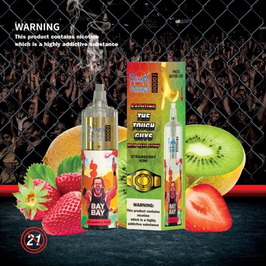 RandM Online Shop - RandM Tornado 10000 ilmavirran säätövape laite 1kpl 020X2117 mango passionhedelmä