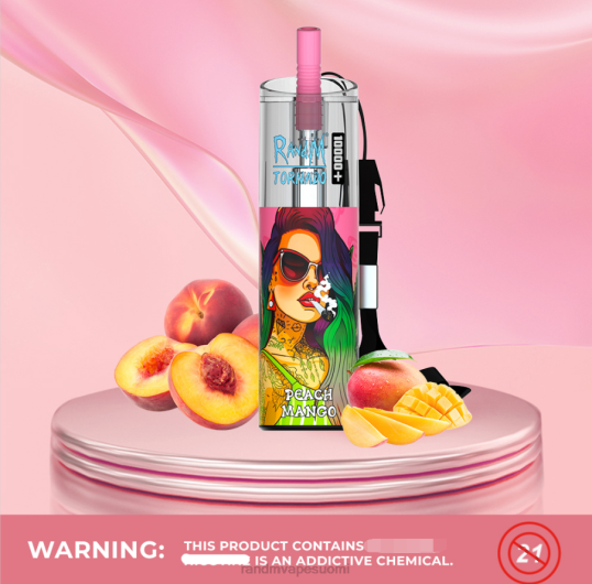 RandM Vape Flavors - RandM Tornado 10000 plus ilmavirran säätövape laite 1kpl 020X280 punainen omena sitruuna