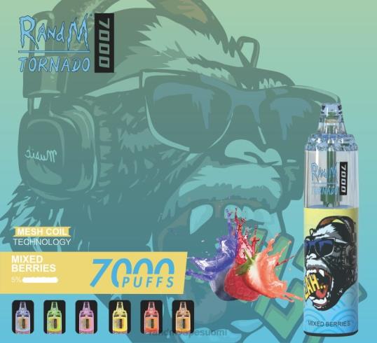 RandM Online Shop - RandM Tornado 7000 ilmavirtaa säätelevä vape-laite 1kpl 020X2171 persikkajäätä