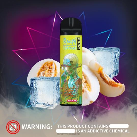 RandM Vape Flavors - RandM Tornado 8000 ilmavirran säätövape laite 1kpl 020X2251 persikka mango