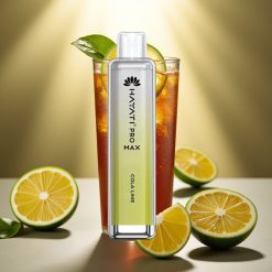 Hayati Pro Max 4000 Puffs Disposable Vape Cola-Lime 1400mAh Ladattava Akku