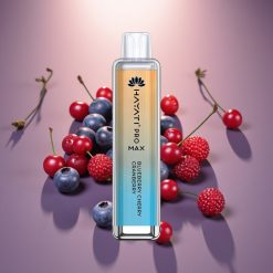 Hayati Pro Max 4000 Puffs - Mustikka-Kirsikka-Karpalo, 1400mAh akku, 2%/5% nikotiinia