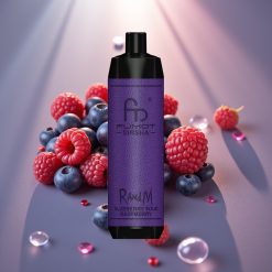 RandM Fumot Shisha 10000 Puffia Disposable Vape Mustikka-Hapanvadelma, 18ml, 850mAh