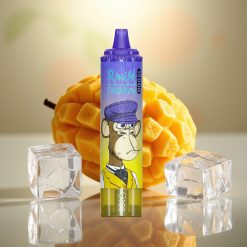 RandM Fumot Tornado 15000 Puffs LCD Näyttö Type-C Mango Jäällä