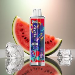 UWIN Crystal 10000 Puffs Vesijää-melonki Type-C lataus 18ml