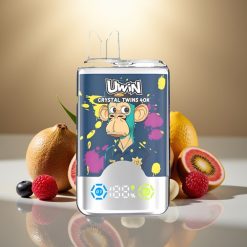 UWIN Crystal Twins 40000 Pärinä Kaksi Makua: Kiivi, Passiohedelmä, Guava, Mustikka, Vadelma (850mAh, Type-C)
